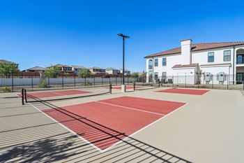 a pickleball court at Stella, San Tan Valley, AZ 85143